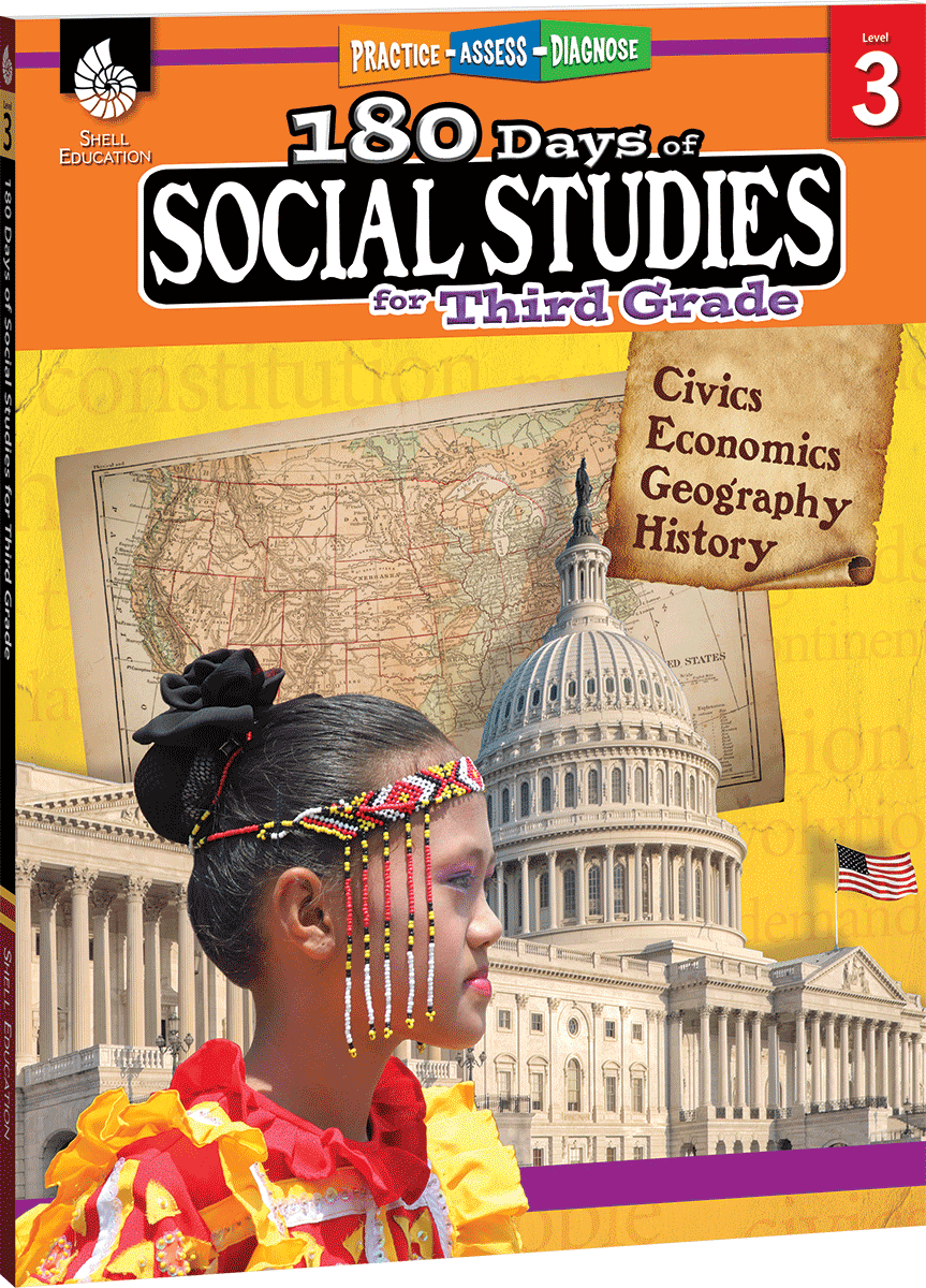 180 Days™: Social Studies for Third Grade