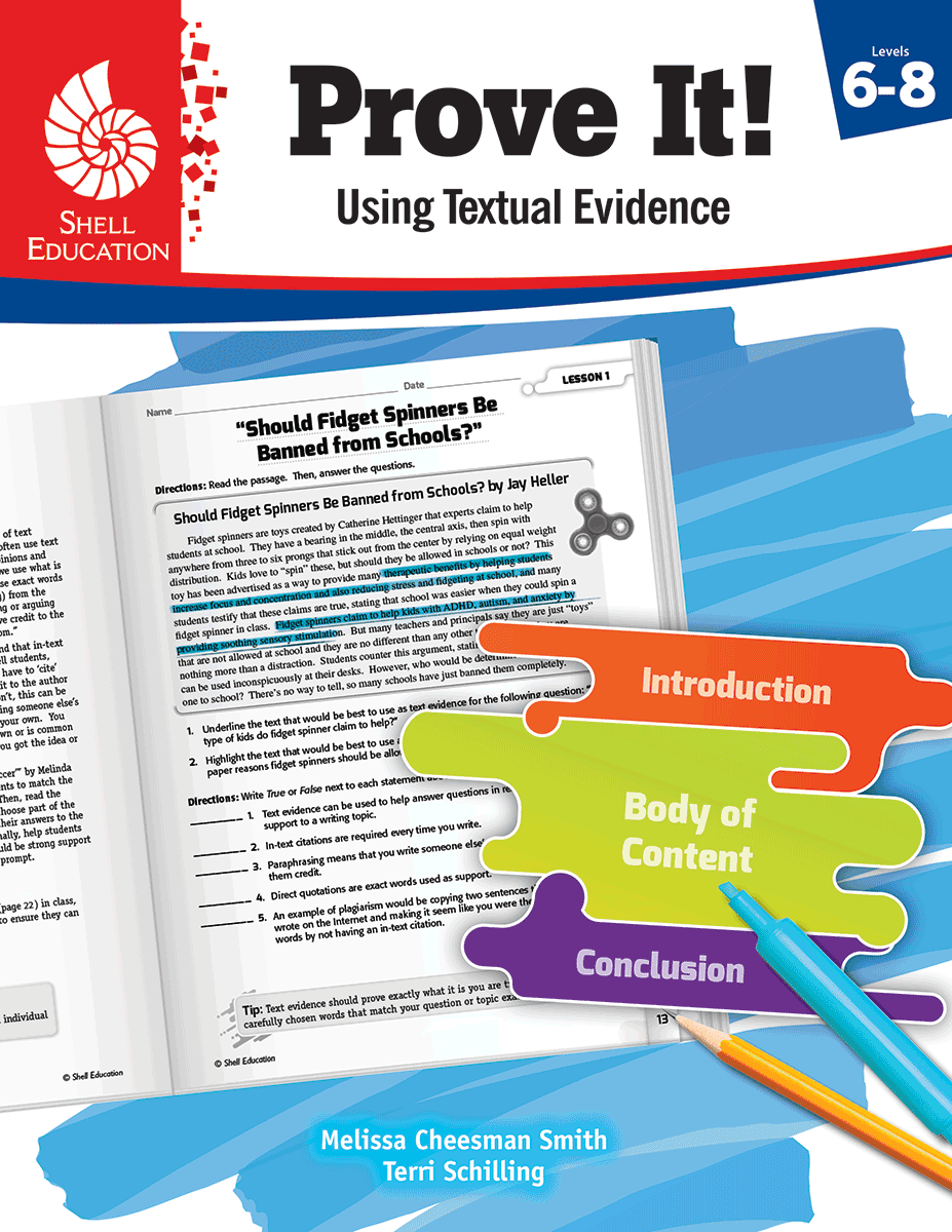Prove It! Using Textual Evidence, Levels 6-8 ebook