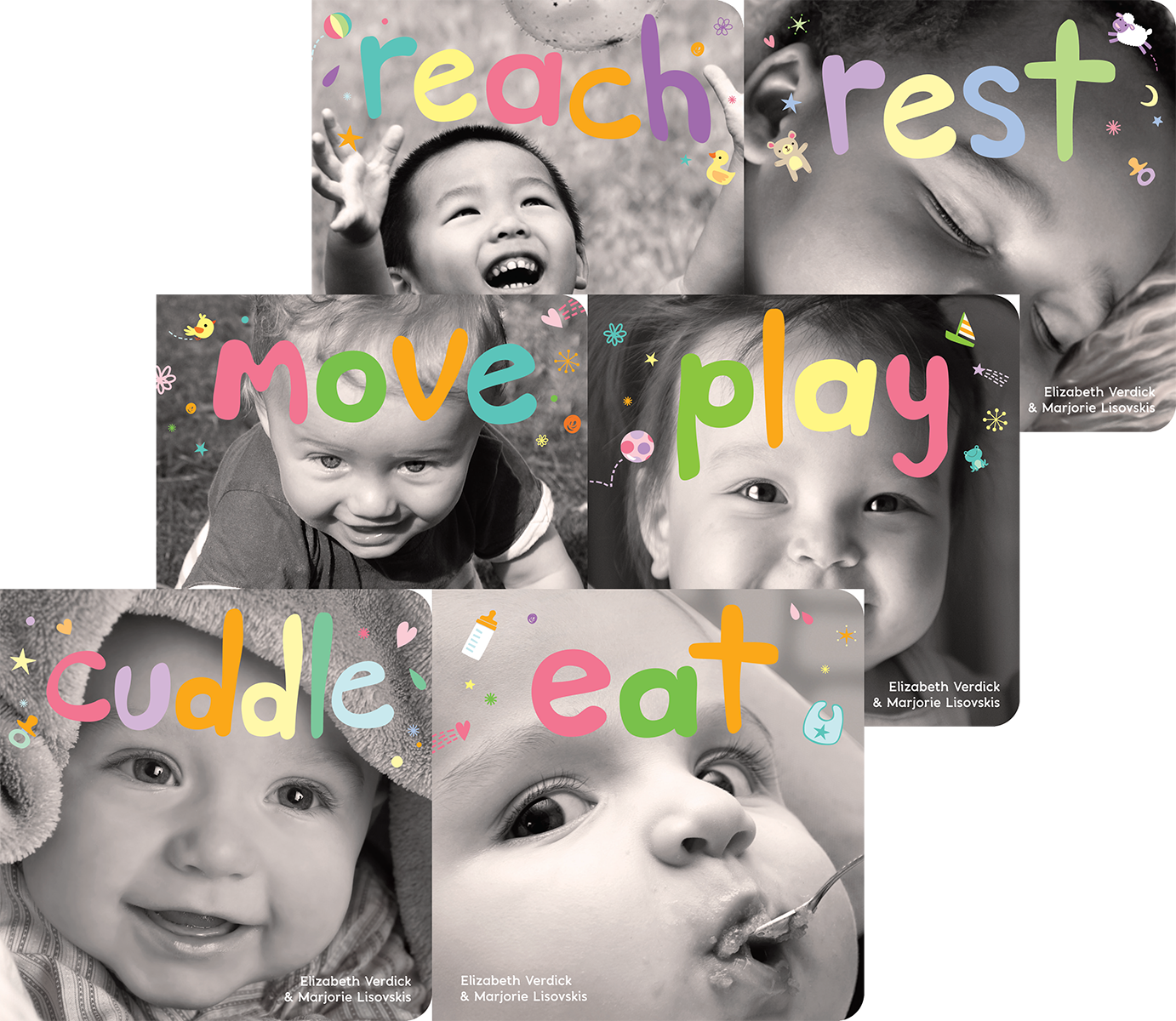 Happy Healthy Baby® Board Books Complete Series 6-Book Set