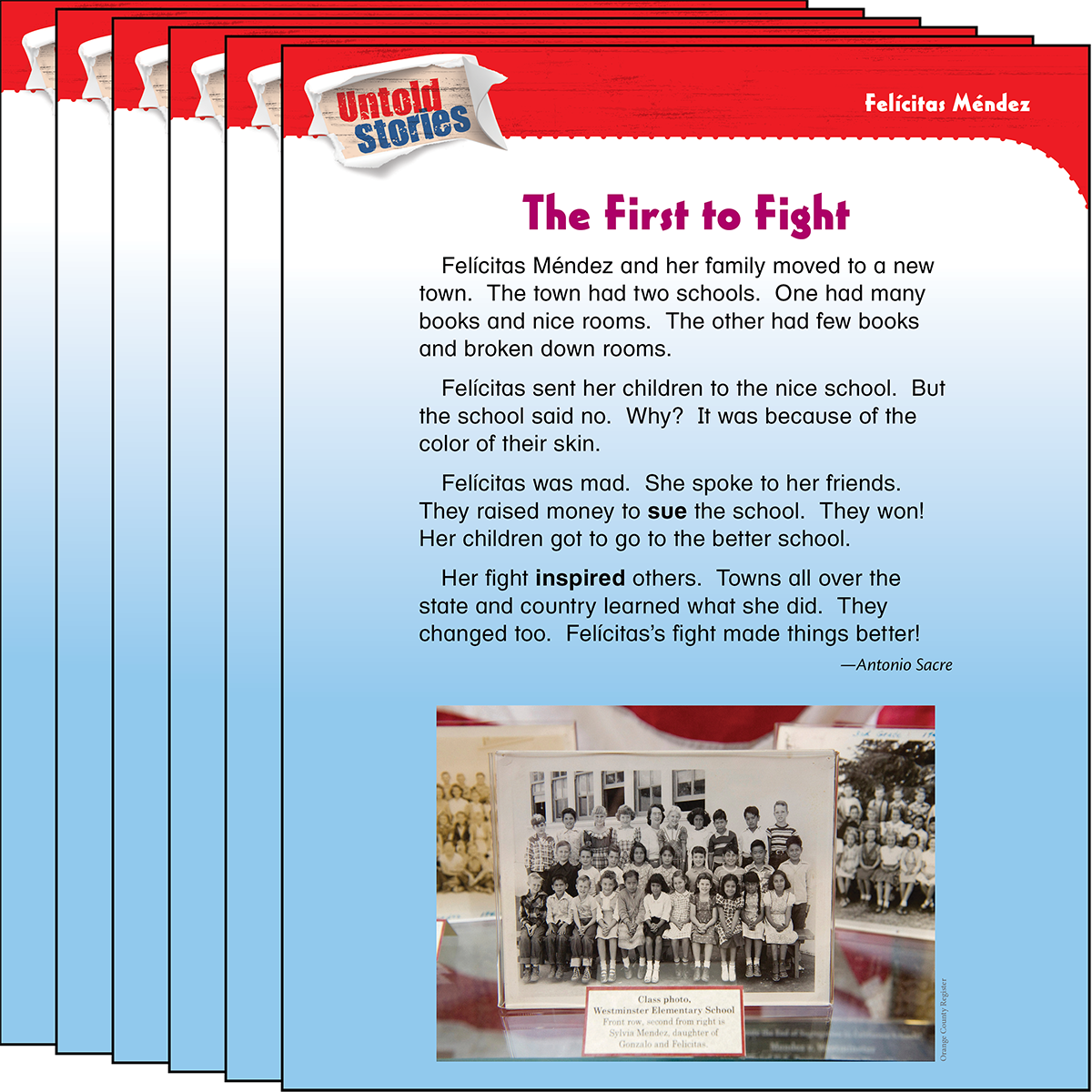 Felicitas Mendez: The First to Fight 6-Pack