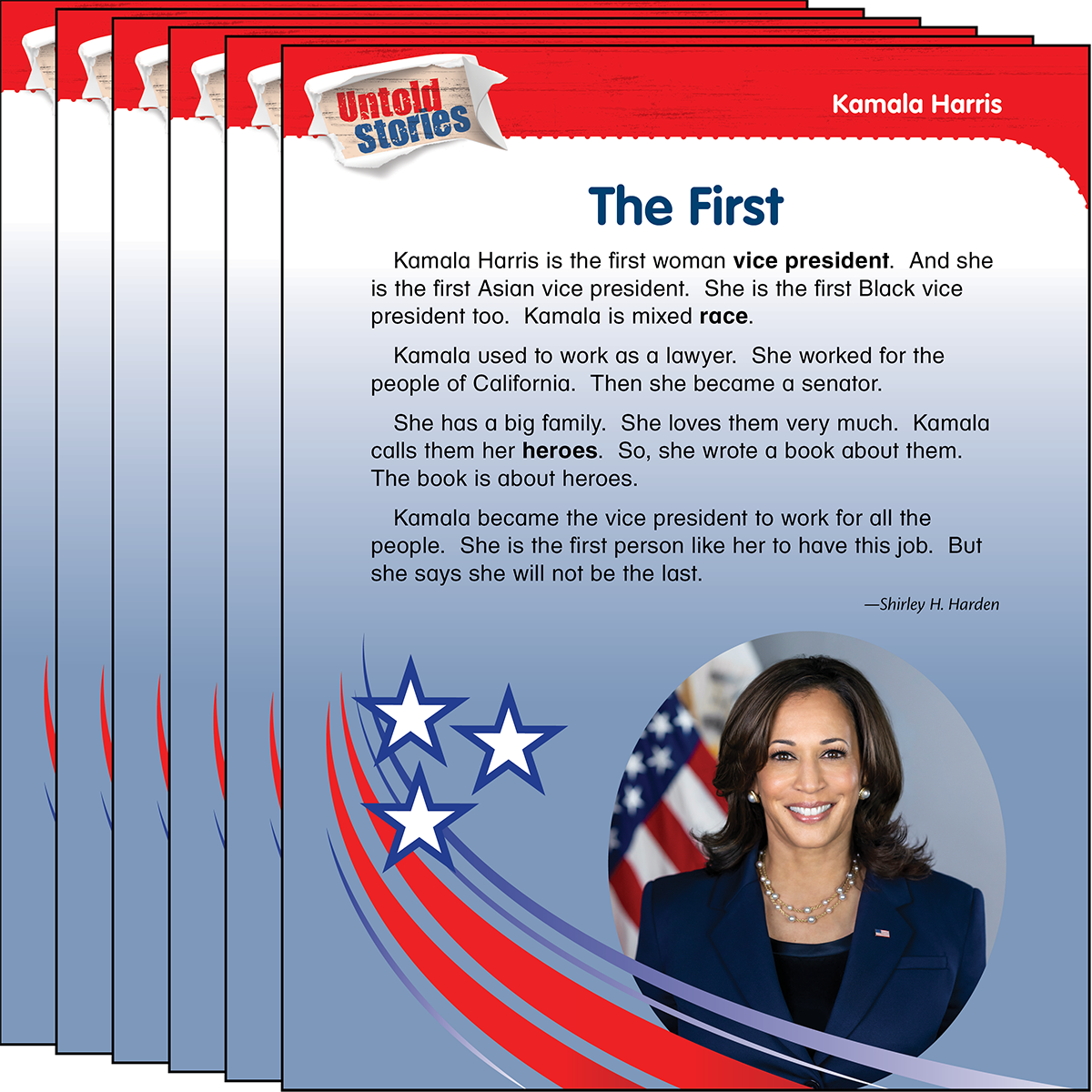 Kamala Harris: The First 6-Pack