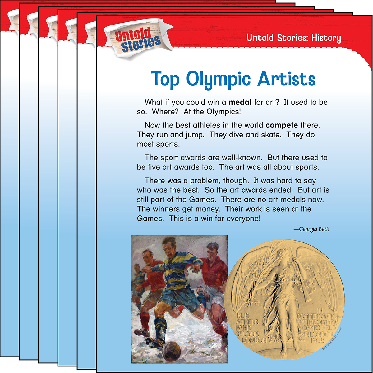 Untold Stories: History: Top Olympic Artists 6-Pack