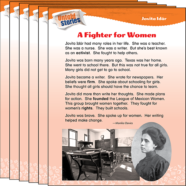 Jovita Idár: A Fighter for Women 6-Pack