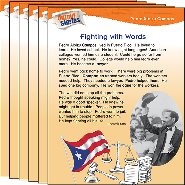 Pedro Albizu Campos: Fighting with Words 6-Pack