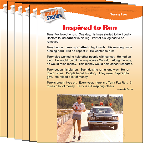 Terry Fox: Inspired to Run 6-Pack