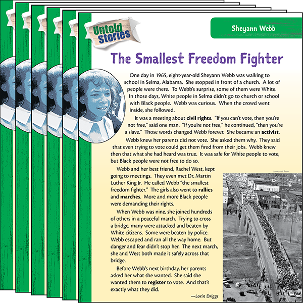 Sheyann Webb: The Smallest Freedom Fighter 6-Pack