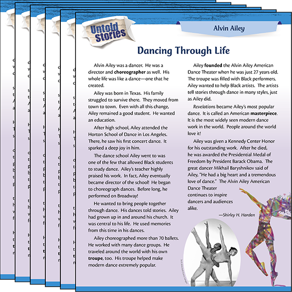 Alvin Ailey: Dancing through Life 6-Pack