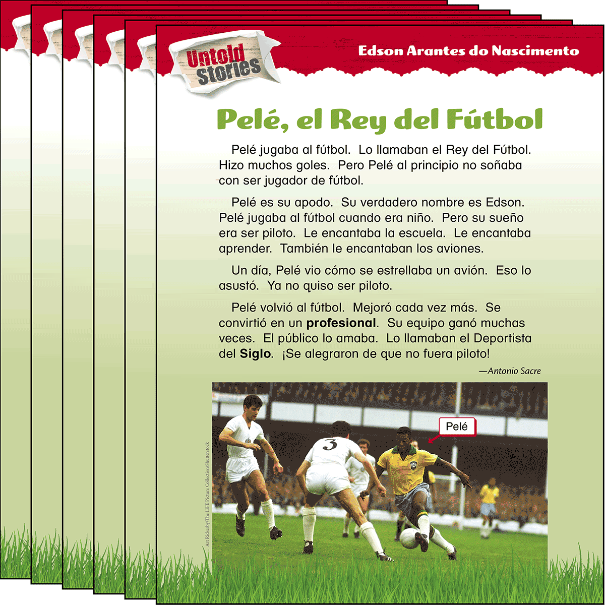 Edson Arantes do Nascimiento: Pelé, el Rey del Fútbol 6-Pack