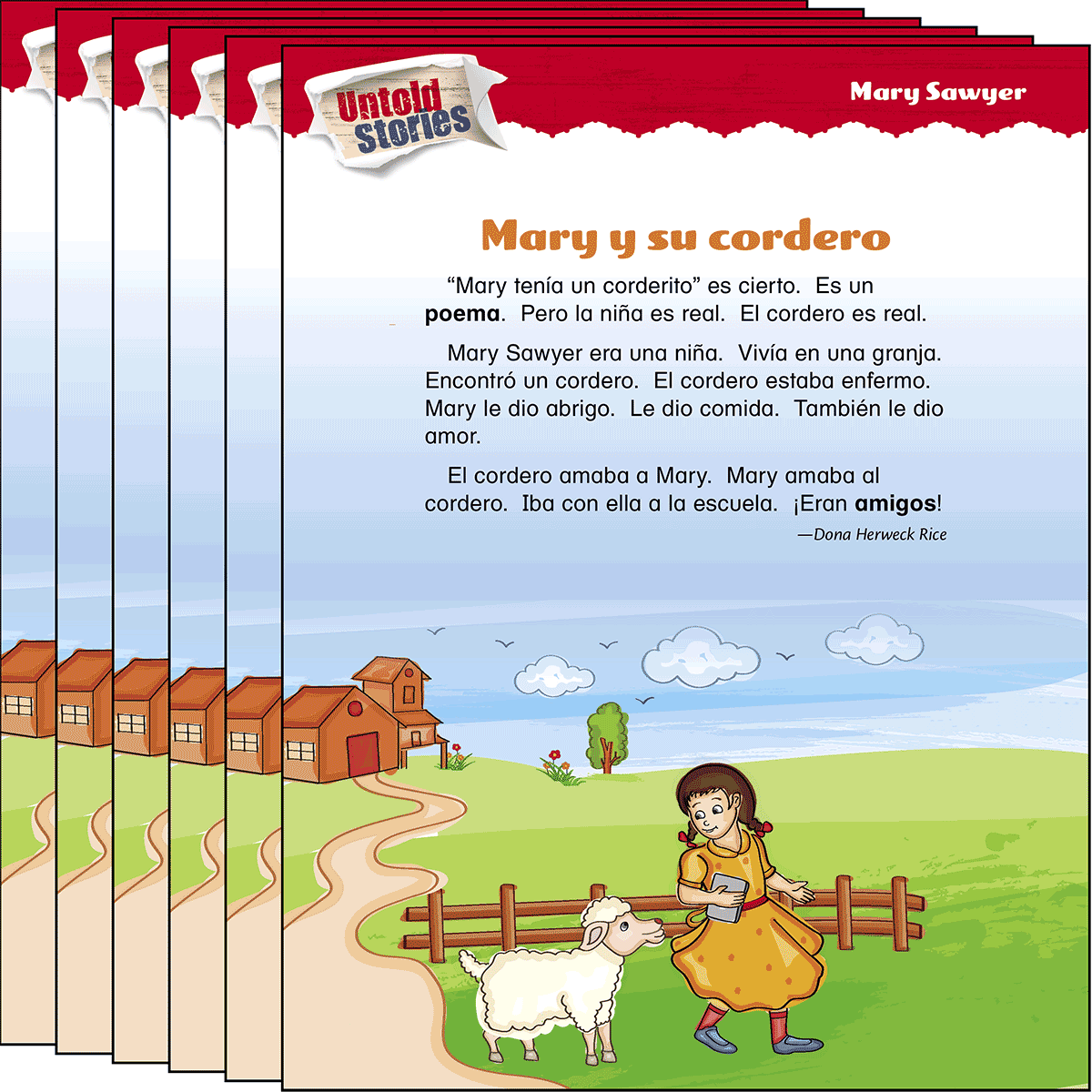 Mary Sawyer: Mary y su cordero 6-Pack