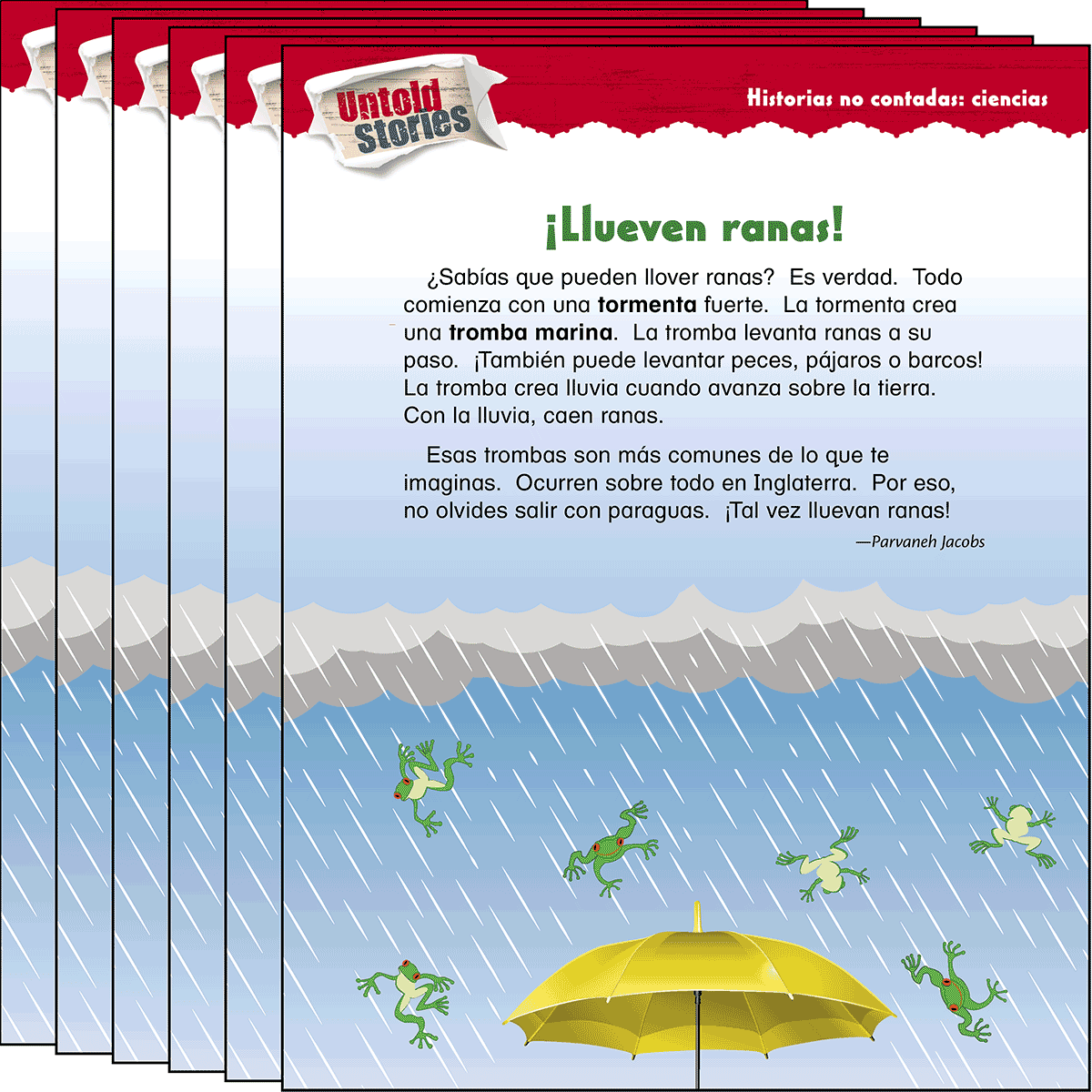 Historias no contadas: ciencias: ¡Llueven ranas! 6-Pack