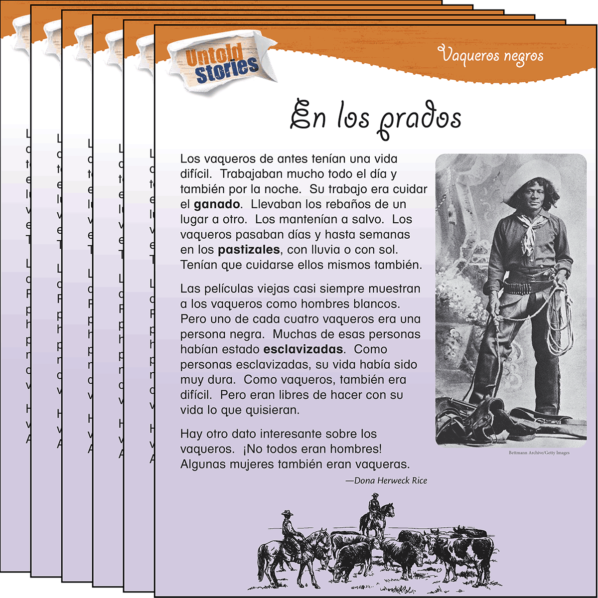 Vaqueros negros: En los prados 6-Pack