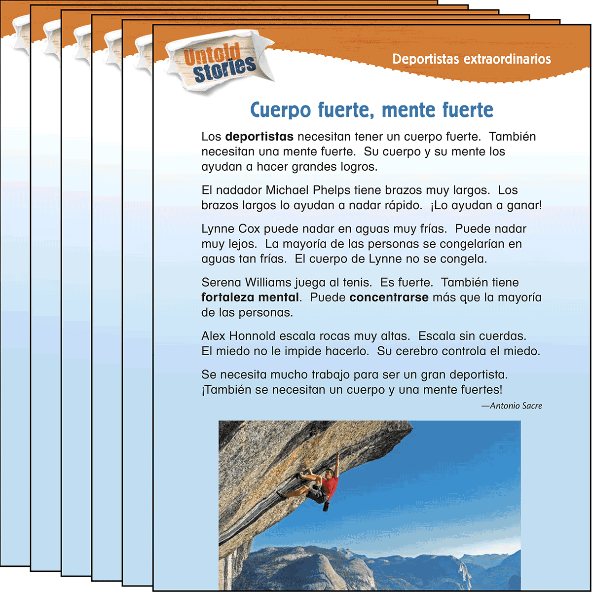 Deportistas extraordinarios: Cuerpo fuerte, mente fuerte 6-Pack