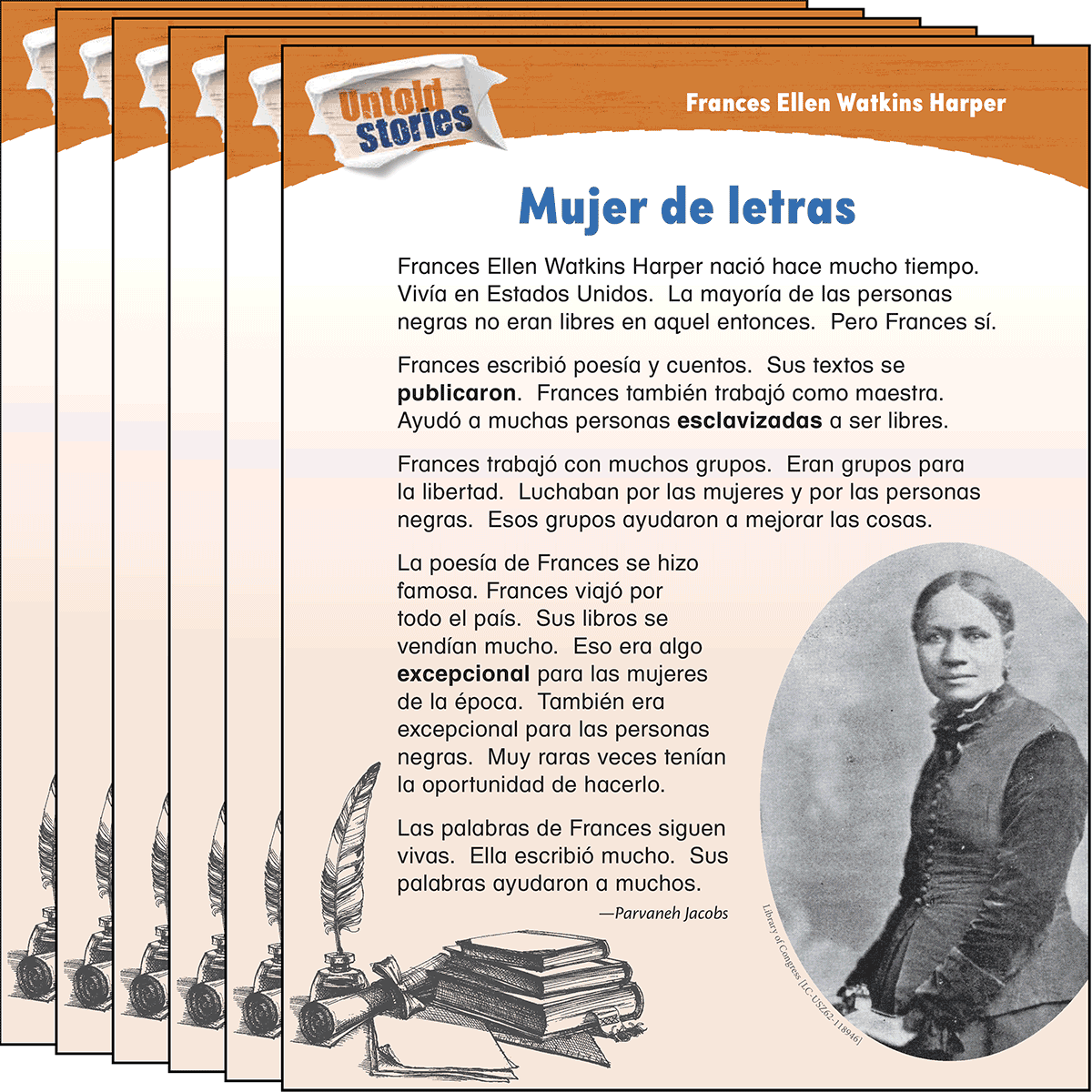 Frances Ellen Watkins Harper: Mujer de letras 6-Pack