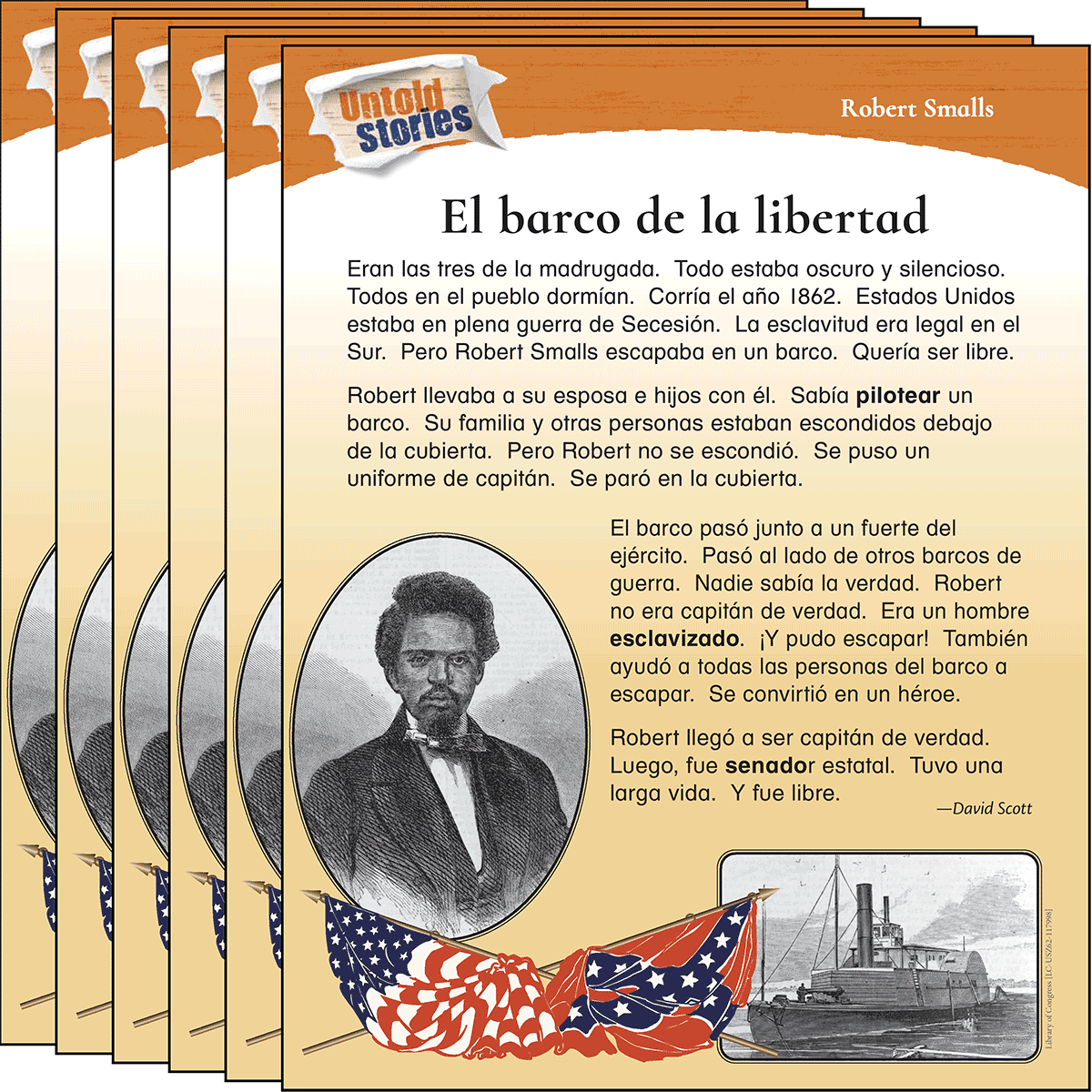 Robert Smalls: El barco de la libertad 6-Pack