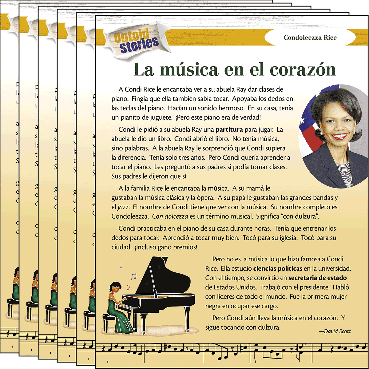 Condoleezza Rice: La música en el corazón 6-Pack