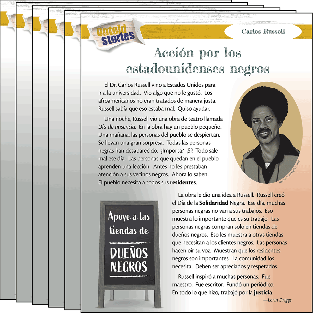 Carlos Russell: Acción por los estadounidenses negros 6-Pack