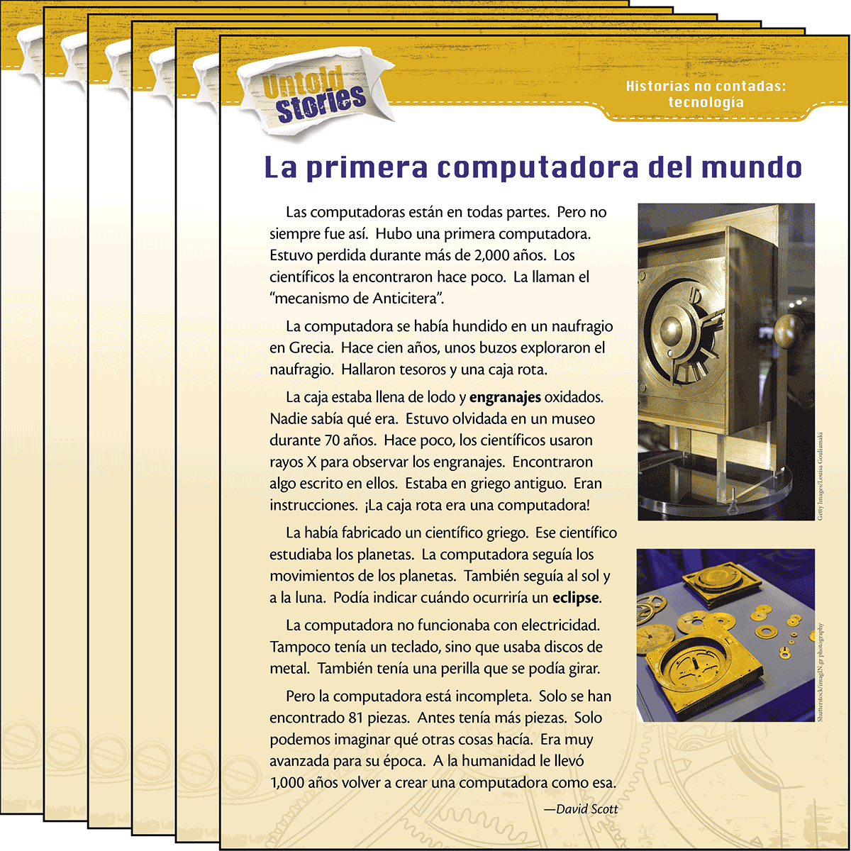 Historias no contadas: tecnología: La primera computadora del mundo 6-Pack