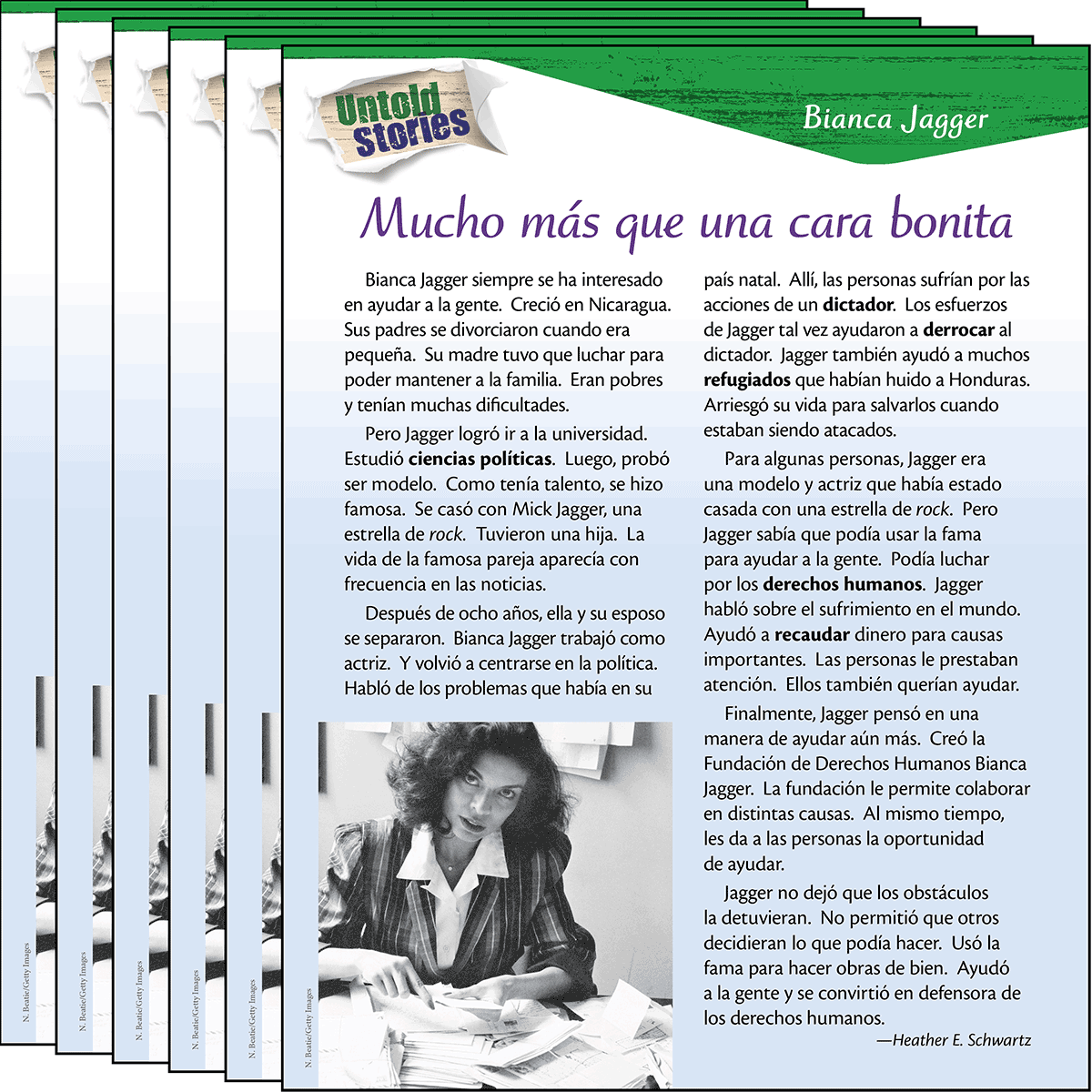 Bianca Jagger: Mucho más que una cara bonita 6-Pack