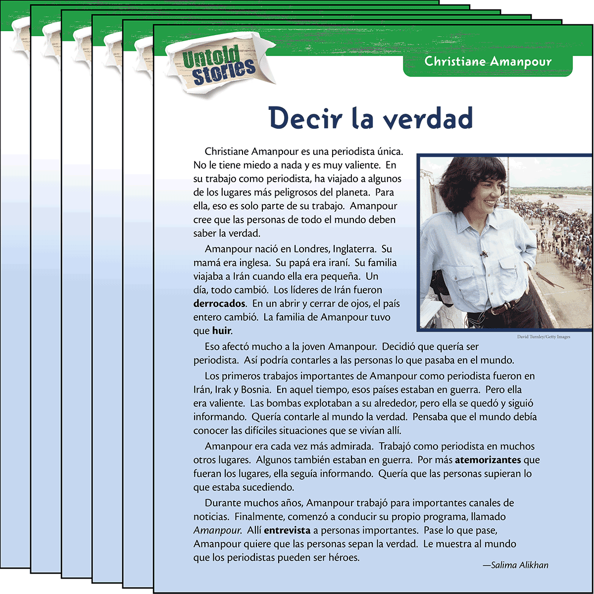 Christiane Amanpour: Decir la verdad 6-Pack