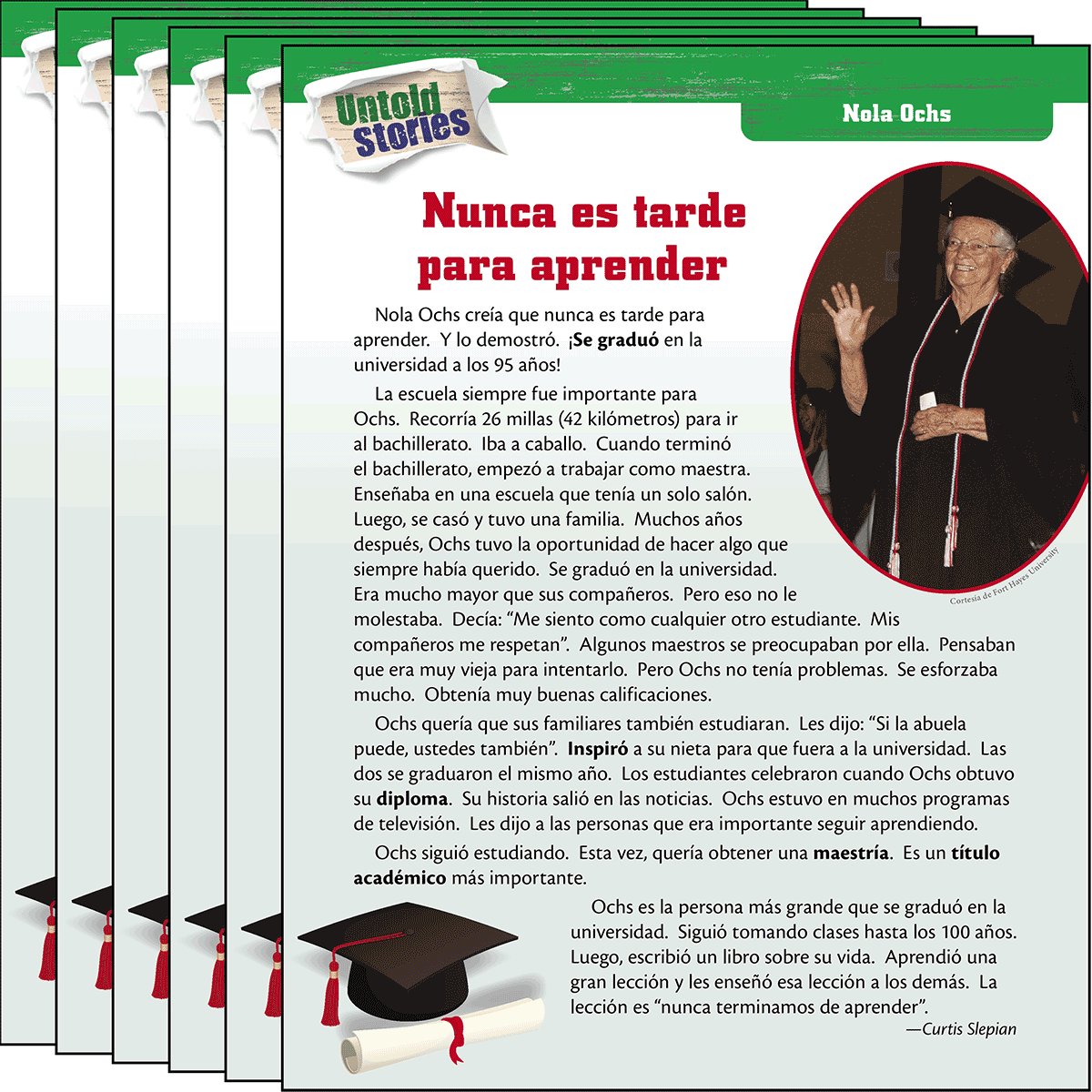 Nola Ochs: Nunca es tarde para aprender 6-Pack