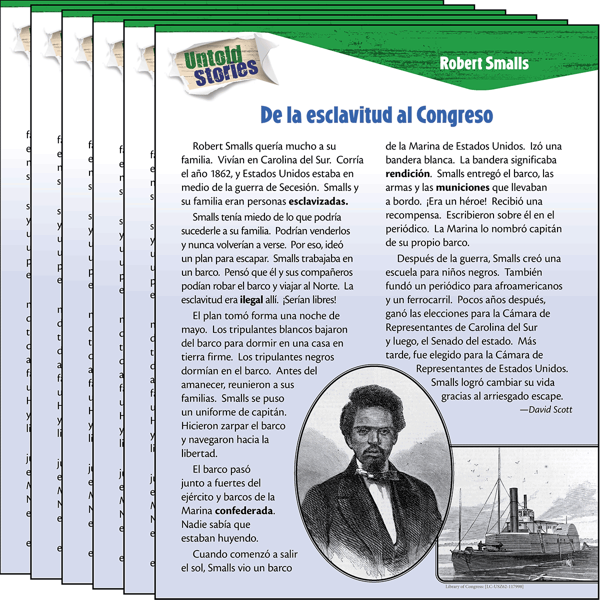 Robert Smalls: De la esclavitud al Congreso 6-Pack