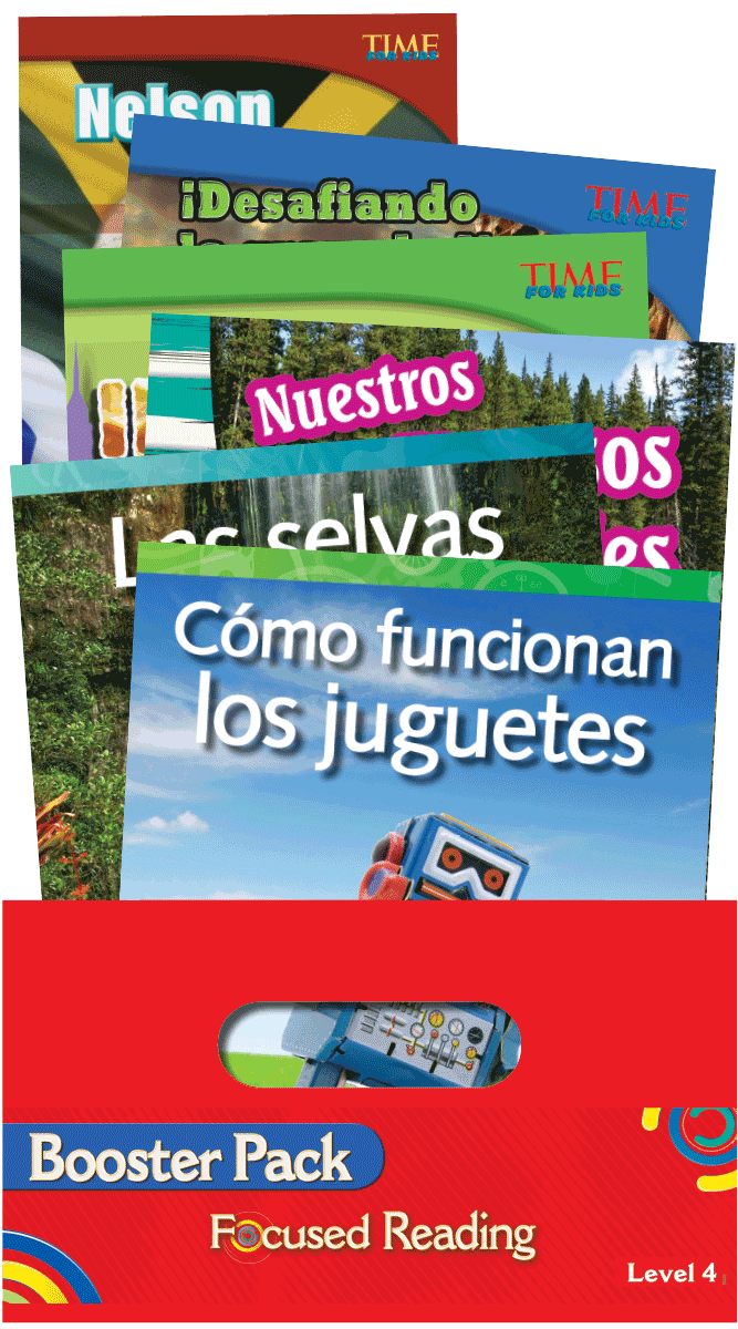 Focused Reading: Booster Pack: Level 4 (Spanish)