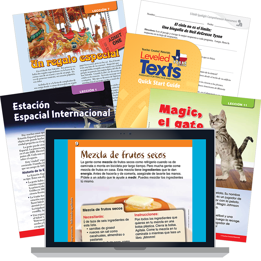 TCM Leveled Texts, 3-5 (Texas Edition) (Spanish)