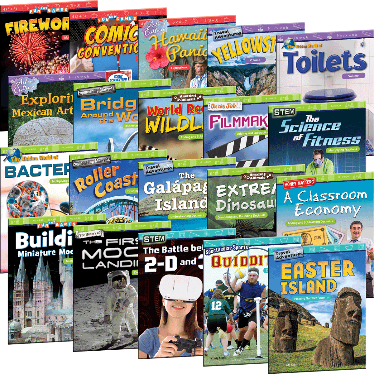 Mathematics Readers, 2nd Edition Grade 5 6-Book Collection (20 Titles, 120 Readers)