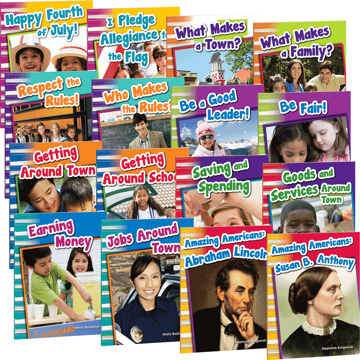 Primary Source Readers Grade 1 6-Pack Collection (16 Titles, 96 Readers)