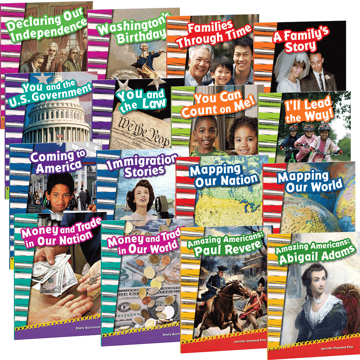 Primary Source Readers Grade 2 6-Pack Collection (16 Titles, 96 Readers)