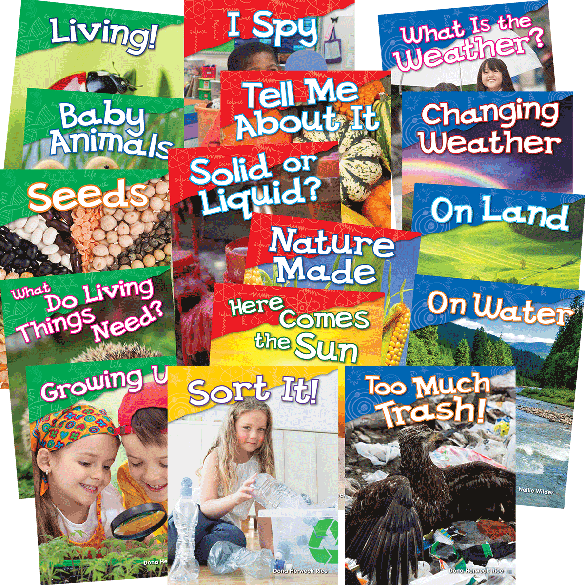 Science Readers, Grade K 6-Pack Collection (16 Titles, 96 Readers)