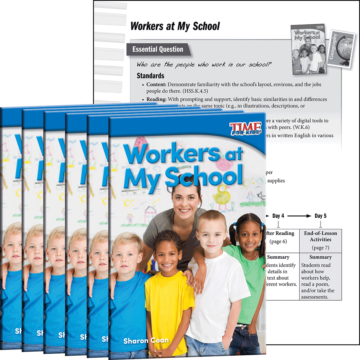 Workers at My School 6-Pack for California