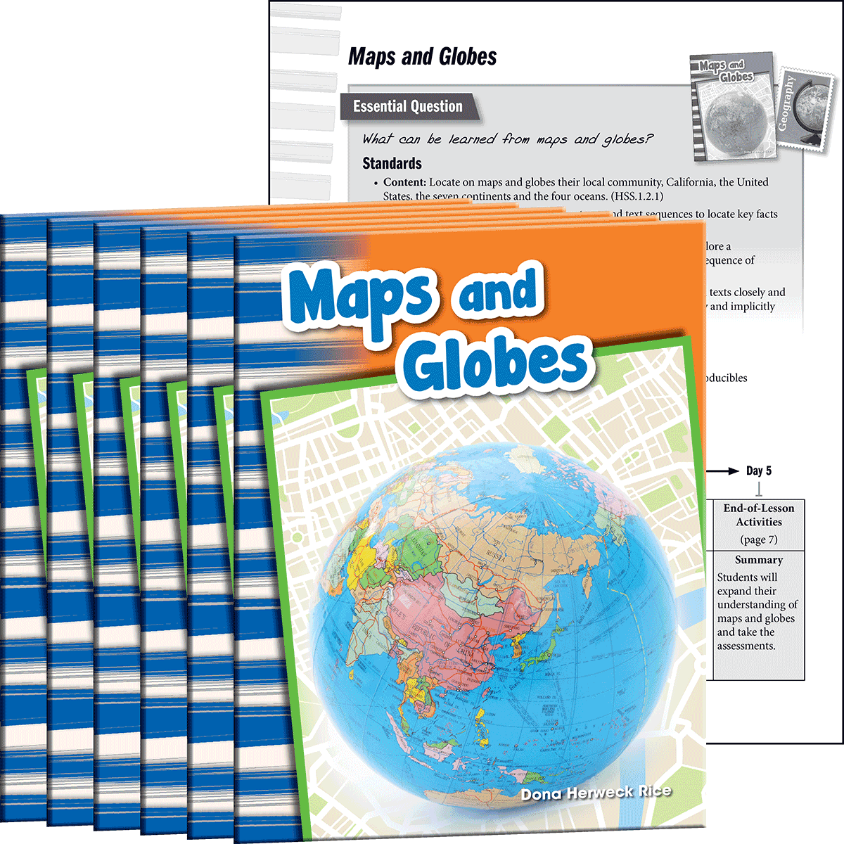 Maps and Globes 6-Pack for California