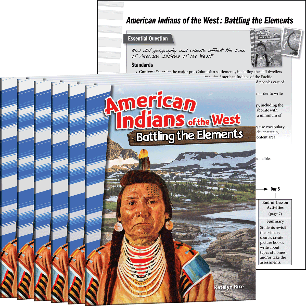 American Indians of the West: Battling the Elements 6-Pack for California
