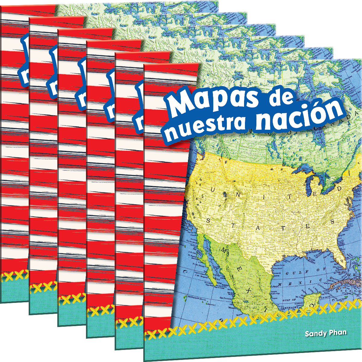 Mapas de nuestra nacion 6-Pack for California