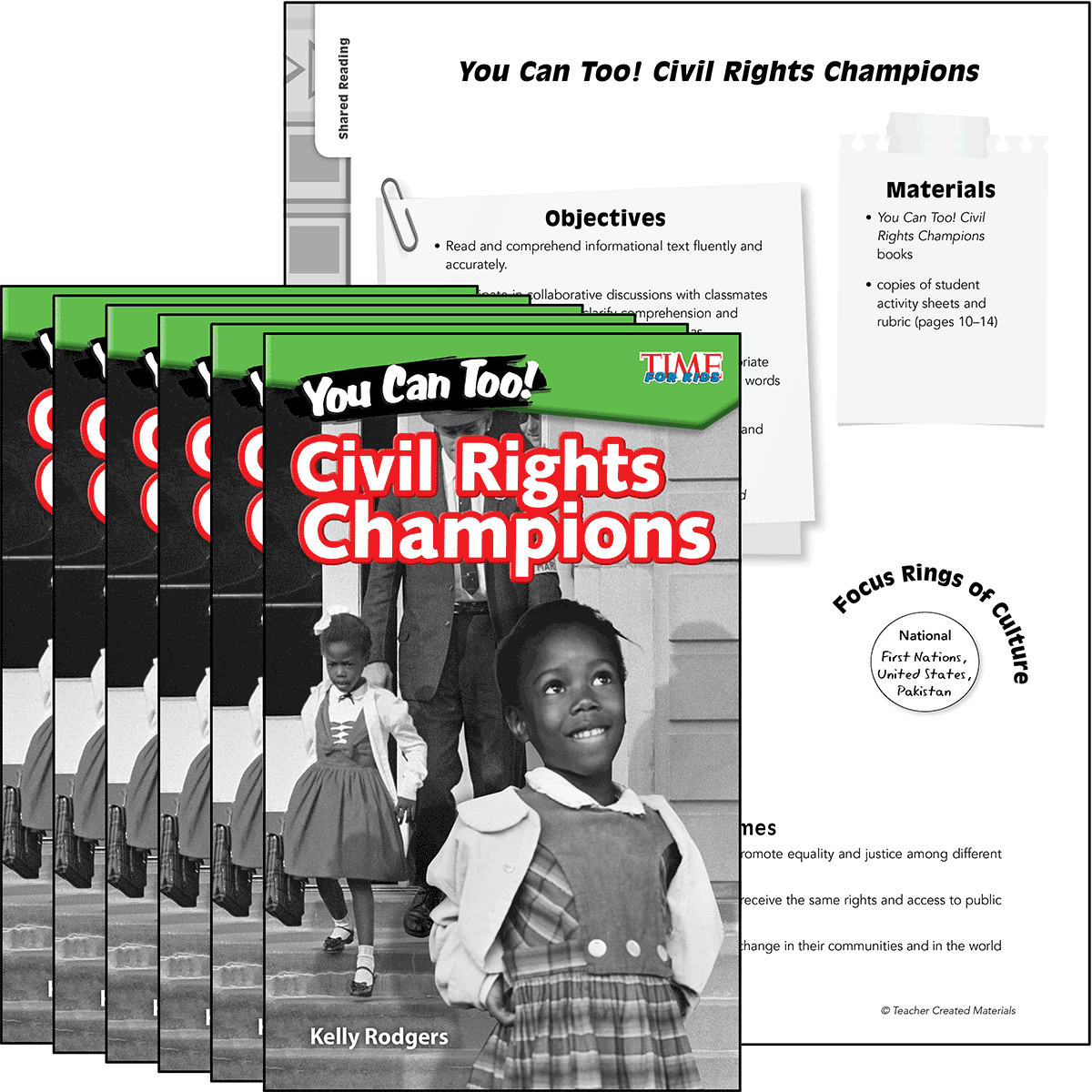 You Can Too! Civil Rights Champions CART 6-Pack