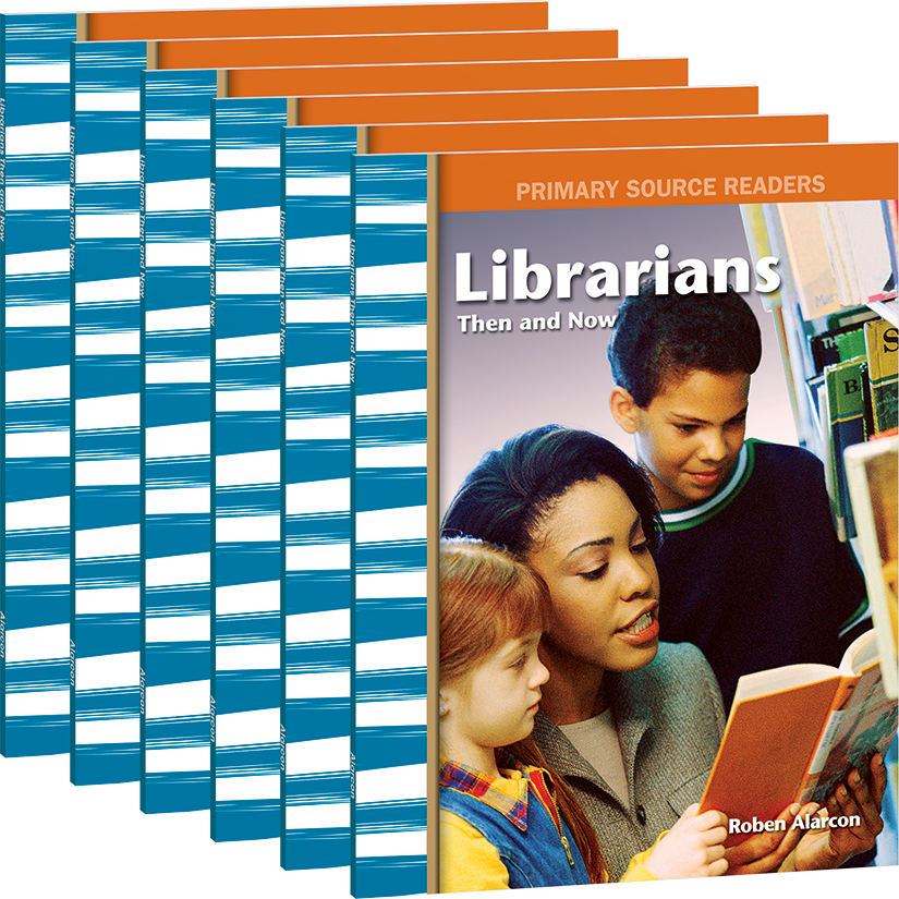 Librarians Then and Now 6-Pack