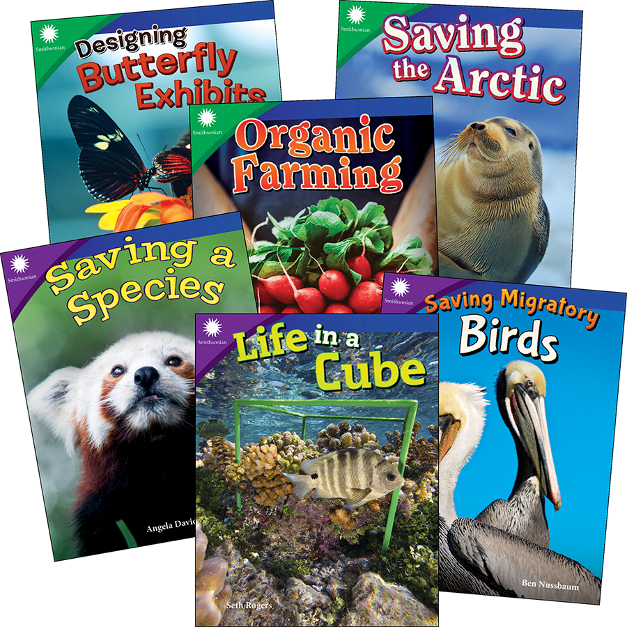 Smithsonian Informational Text: Animals & Ecosystems 6-Book Set Grades 4-5