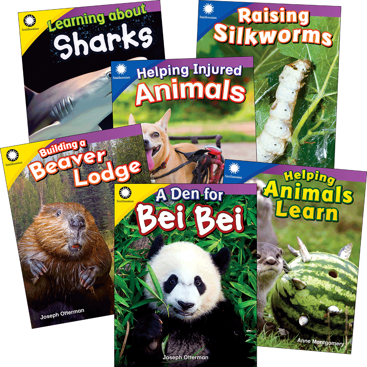 Smithsonian Informational Text: Animals Grades K-1: 6-Book Set