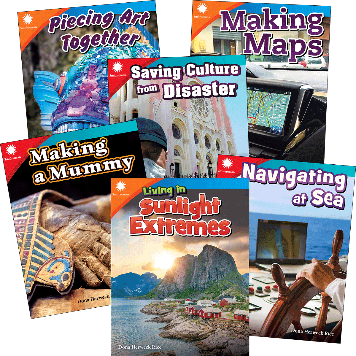 Smithsonian Informational Text: History & Culture Grades 2-3: 6-Book Set