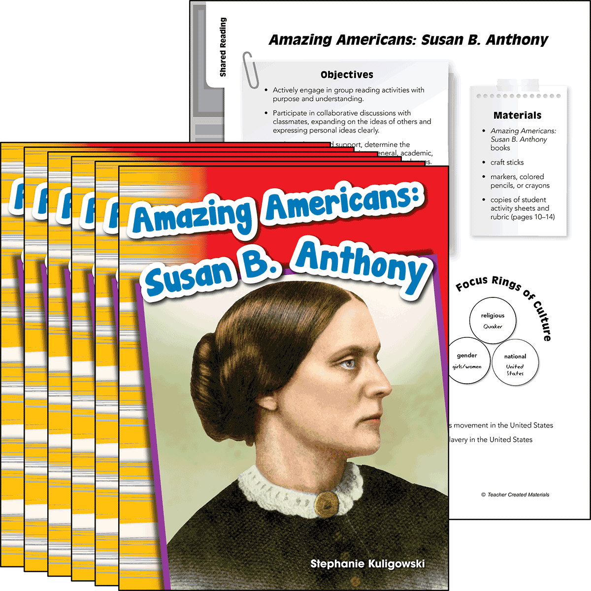 Amazing Americans: Susan B. Anthony CART 6-Pack