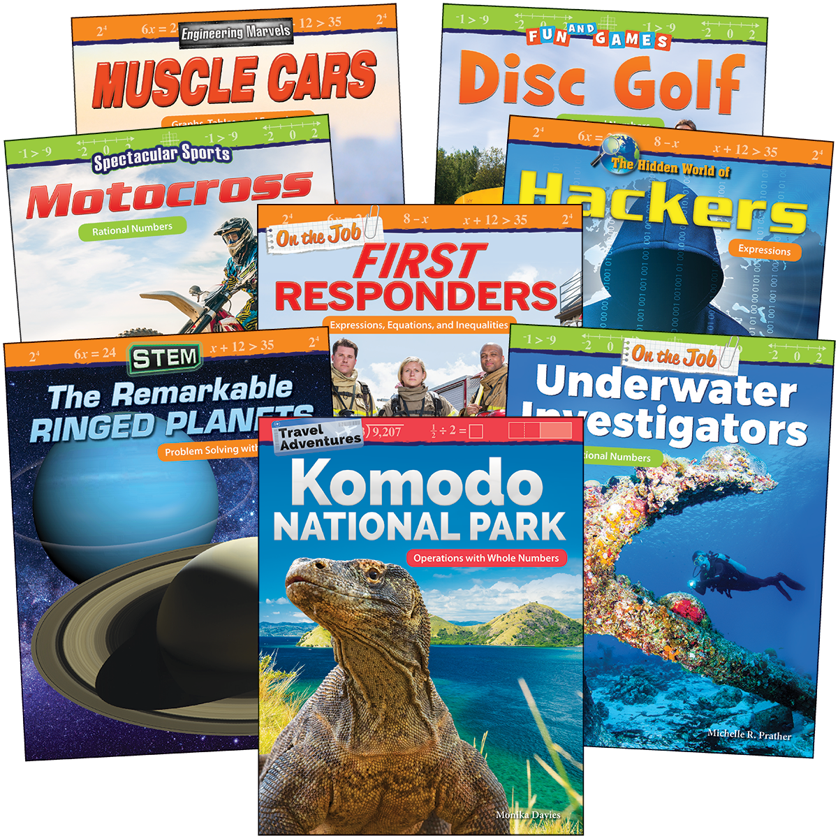 Operations & Algebraic Reasoning Grade 6: 8-Book Set