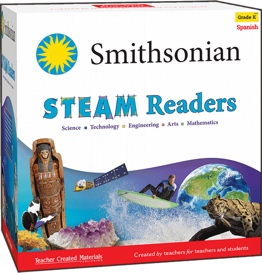 Smithsonian STEAM Readers: Kindergarten  (Spanish)