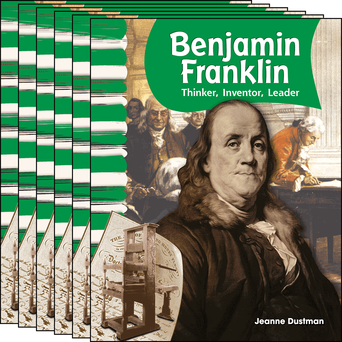Benjamin Franklin Thinker, Inventor, Leader 6-Pack for Georgia