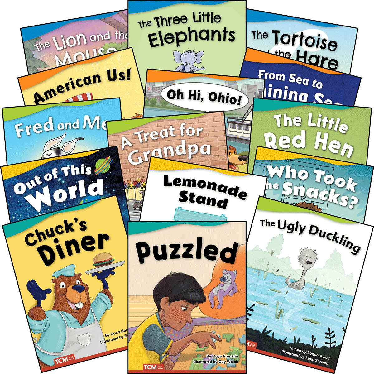 Fiction Readers Grade K 6-Pack Collection (30 Titles, 180 Readers)