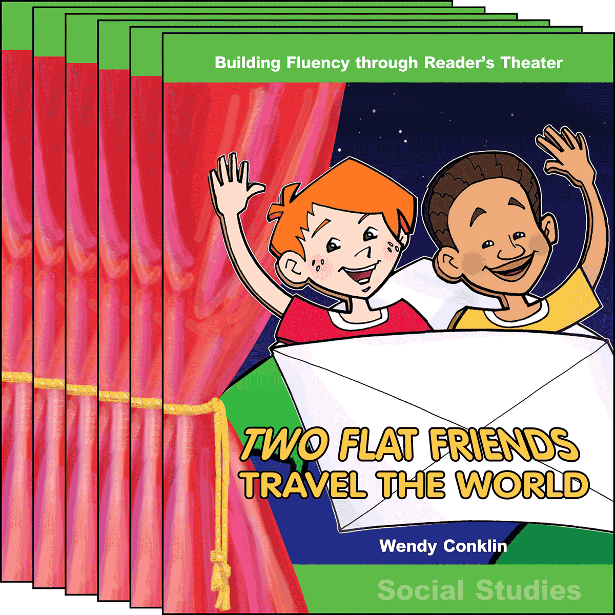 Two Flat Friends Travel the World 6-Pack for ESS