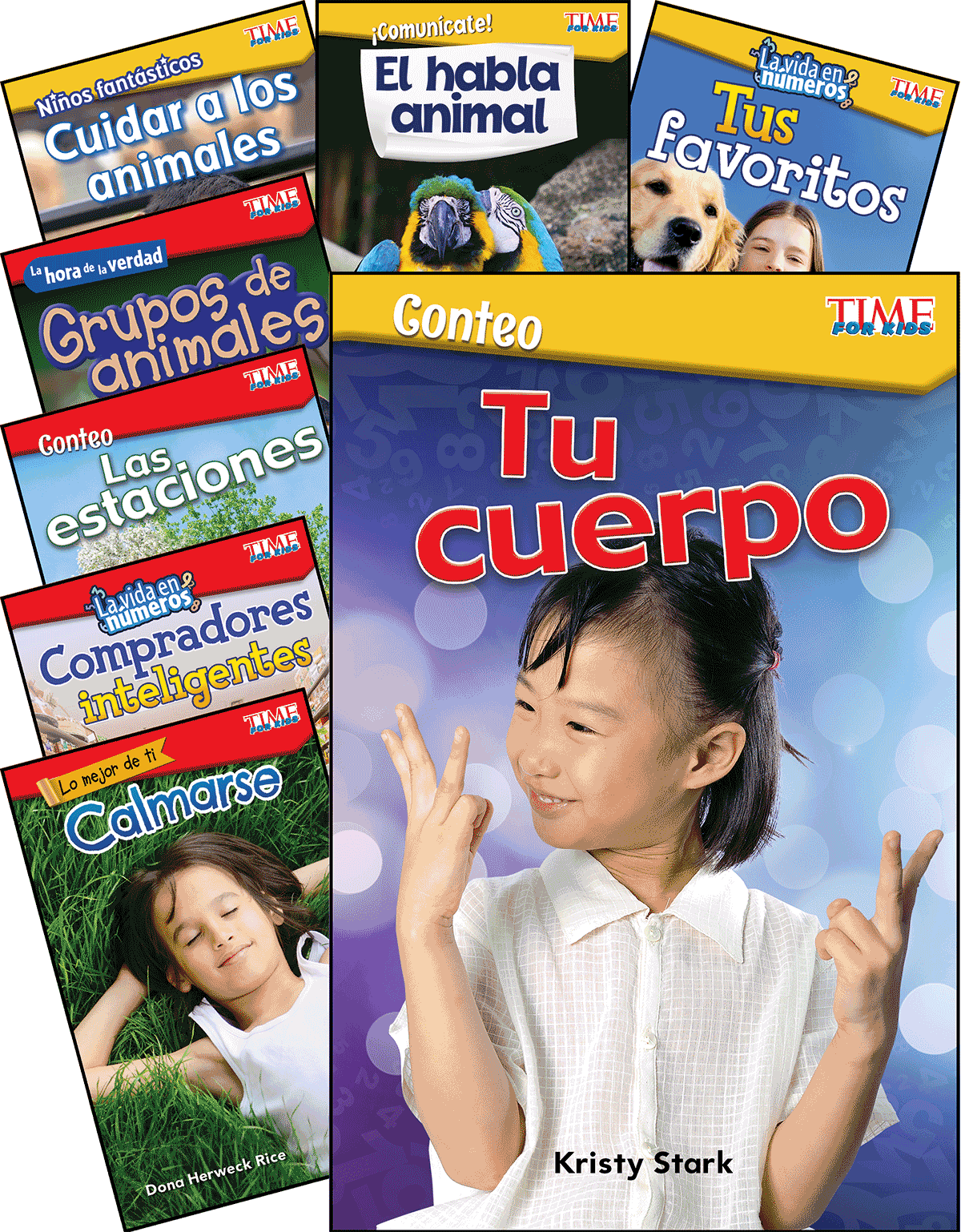 TIME FOR KIDS Math/Science Spanish Grades K-1: 8-Book Set