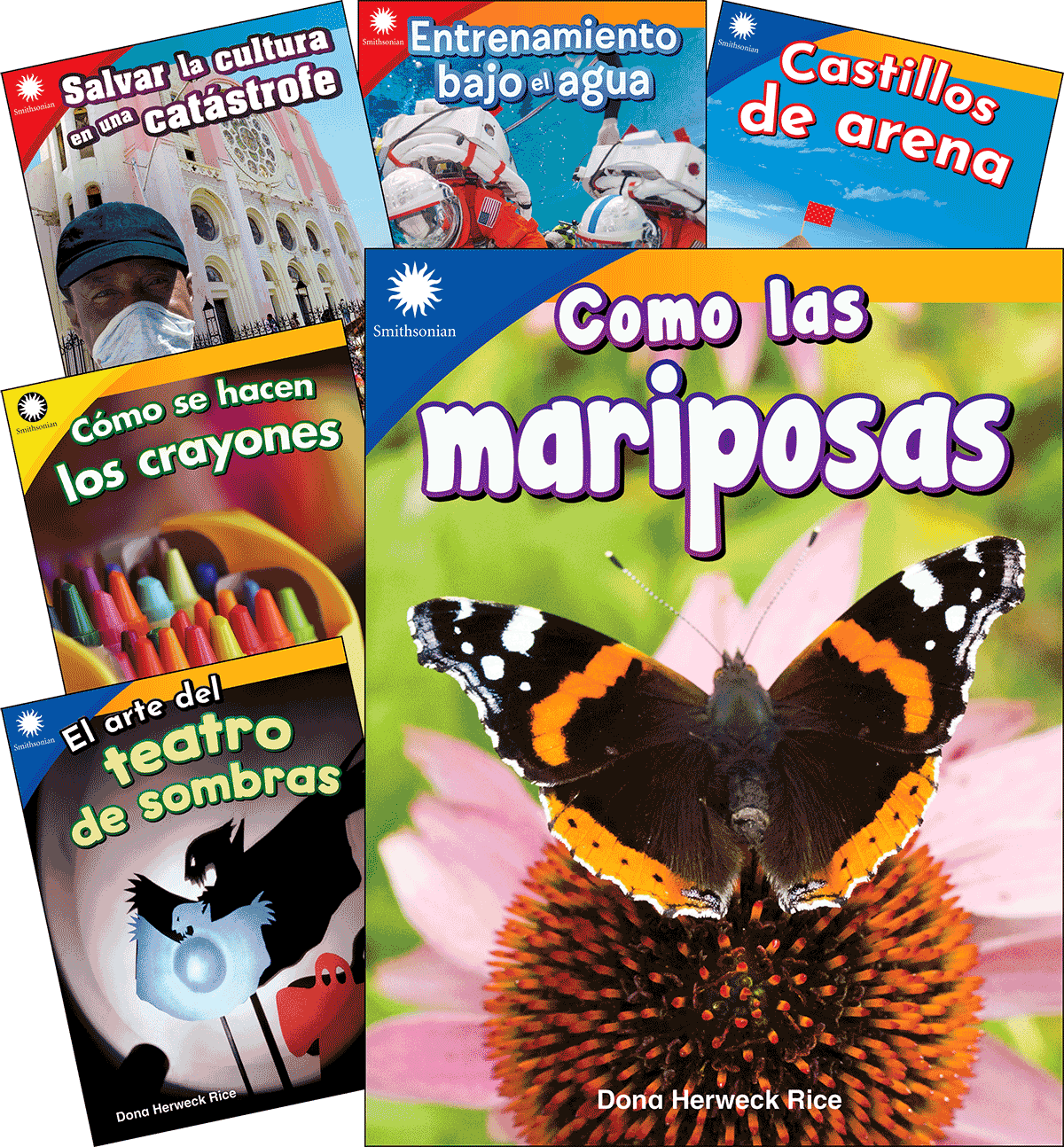 Smithsonian Informational Text: Fun in Action Spanish Grades K-1: 6-Book Set