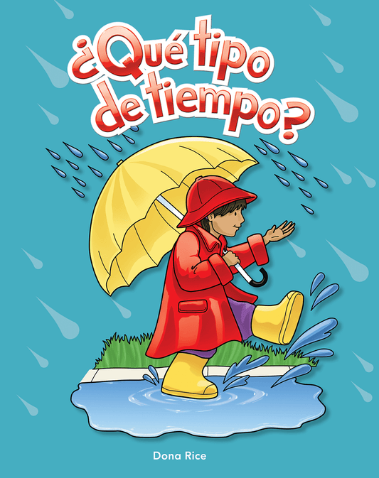 ¿Qué tipo de tiempo? (What Kind of Weather?) Lap Book (Spanish Version)