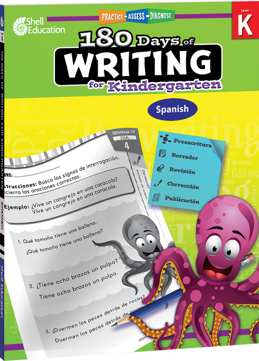 180 Days®: Writing for Kindergarten (Spanish) ebook
